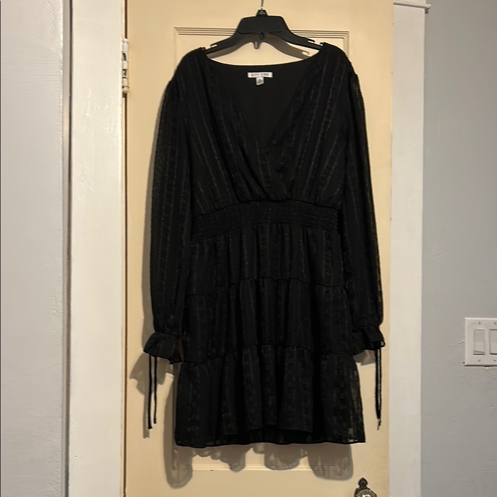 Elegant Black Women's Dress